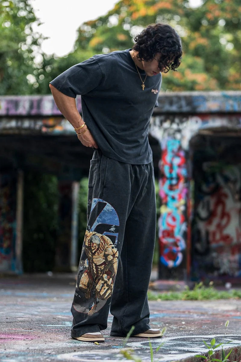 2128 - AOT© x YLA Baggy Joggers