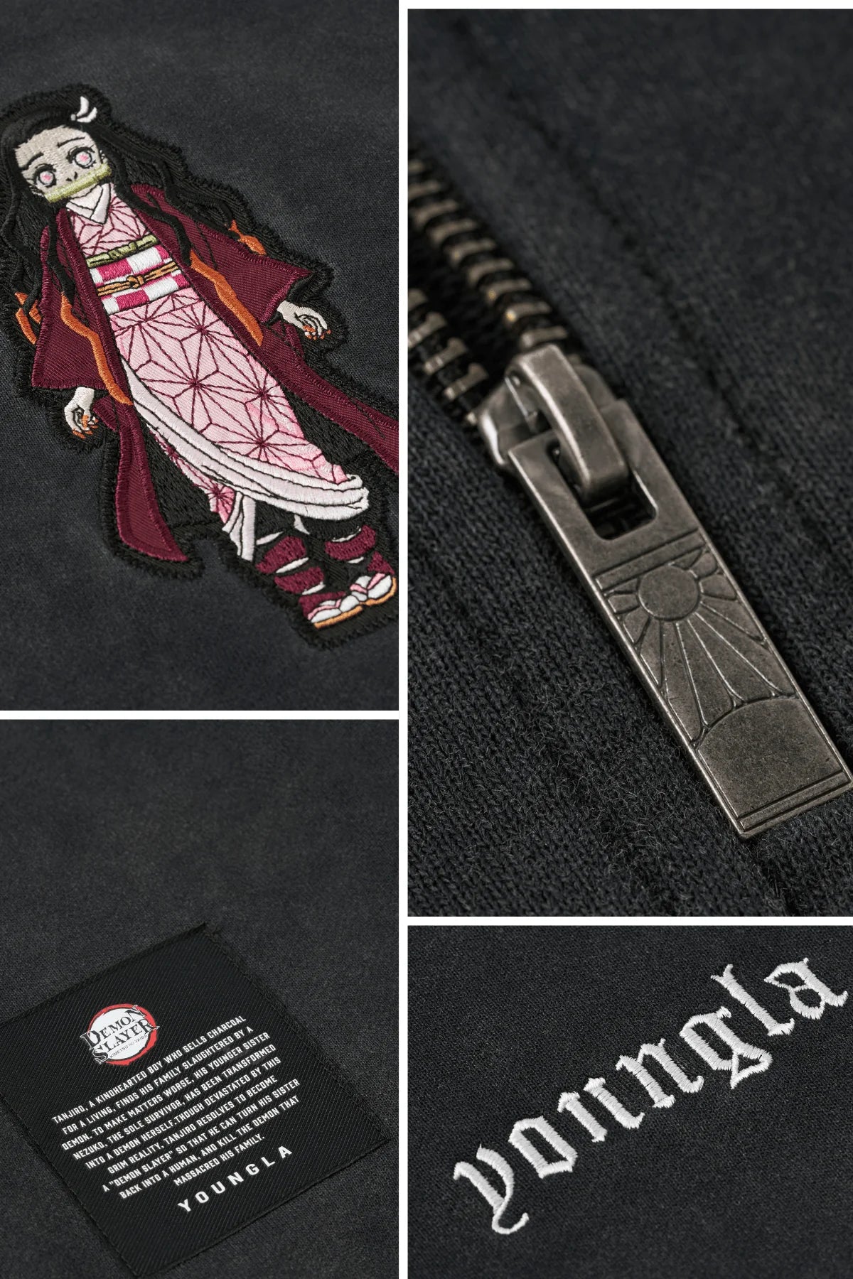 5197 - DEMON SLAYER: KIMETSU NO YAIBA - QUARTER ZIP